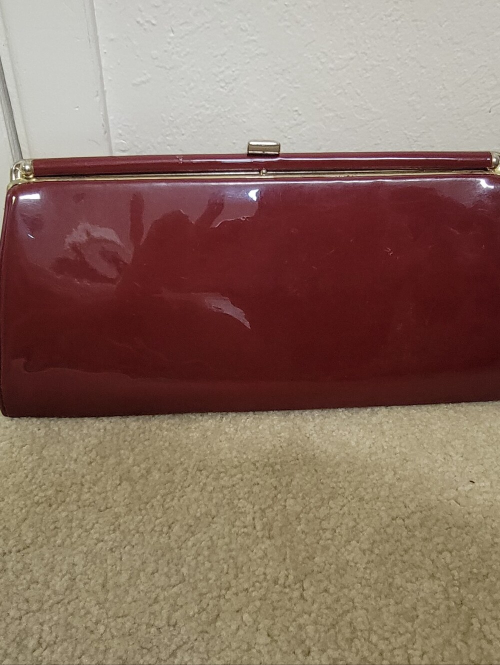 Unbranded Classic Patent Leather Clutch Bag